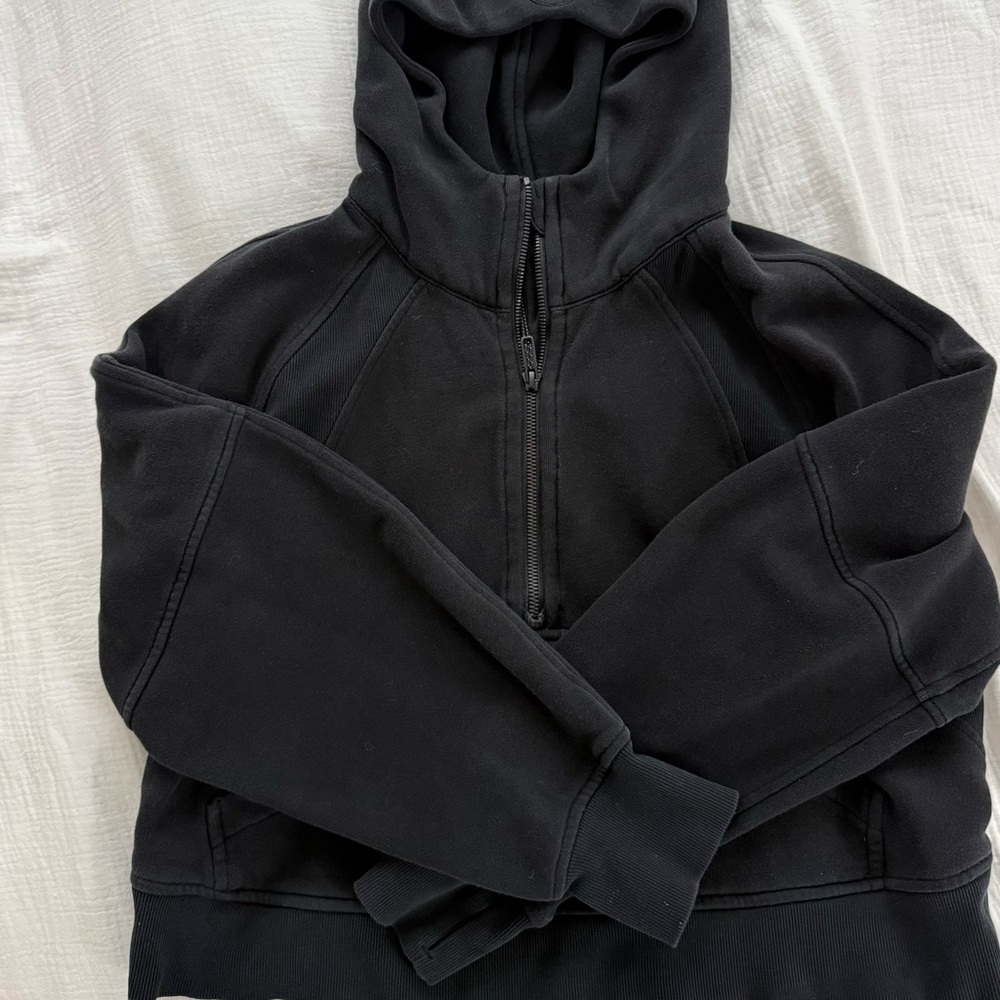 lululemon athletica Black Half-Zip Hoodie